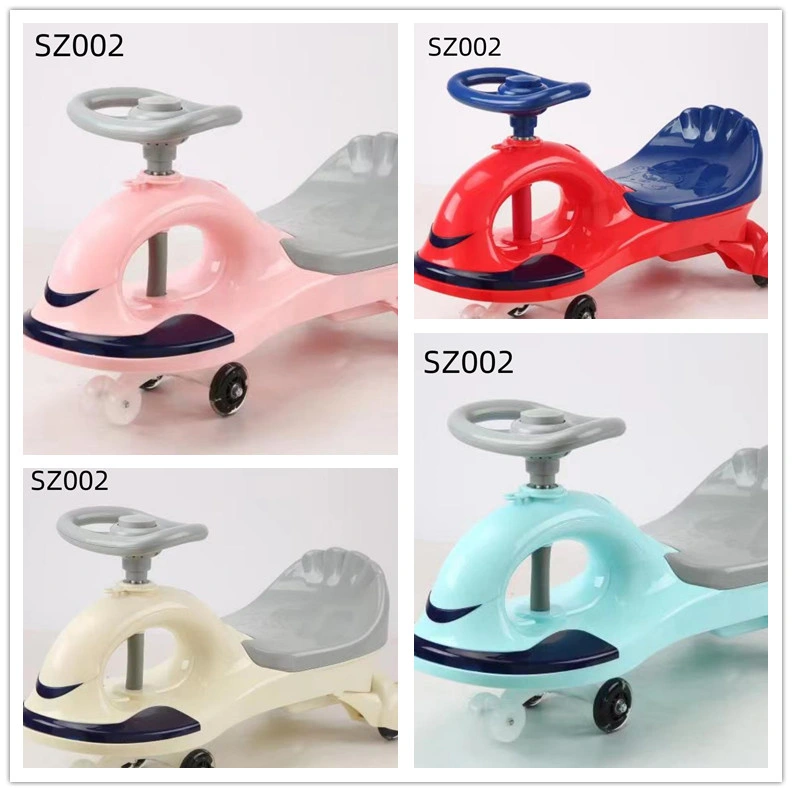 Best Quality PU Wheel Mute Baby Rolling Swing Car with Music and Light for Children