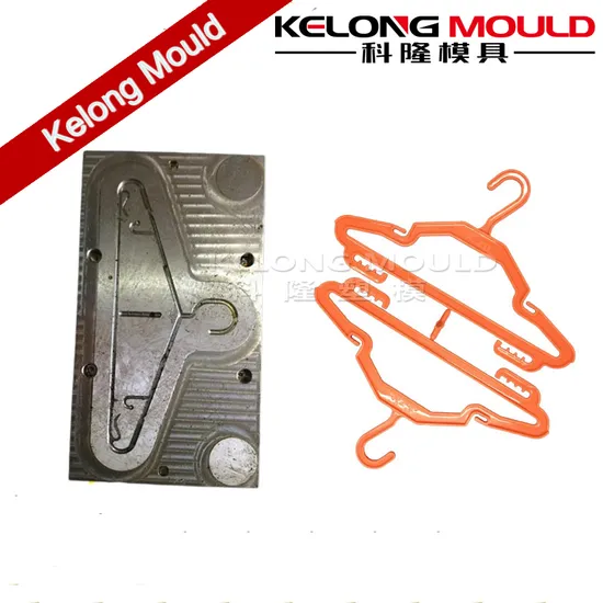 プラスチックラックトップ衣類セーターハンガー 金属フック付き 大人用