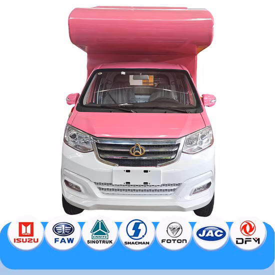 新しいデザインの冷たい飲み物バーベキュー食品トレーラー移動式キッチン車両ローリング高速食堂車